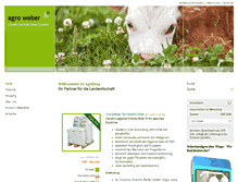 Tablet Screenshot of agroweber.ch